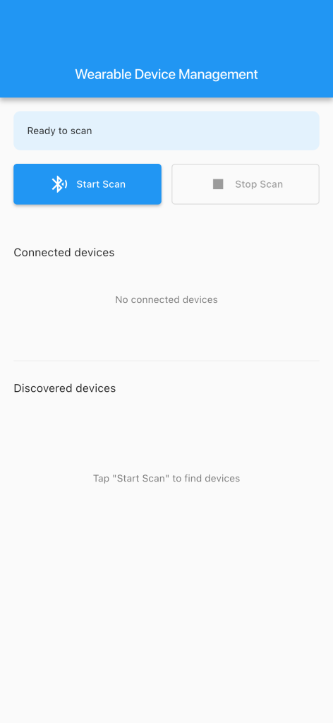 Scanning for Garmin devices